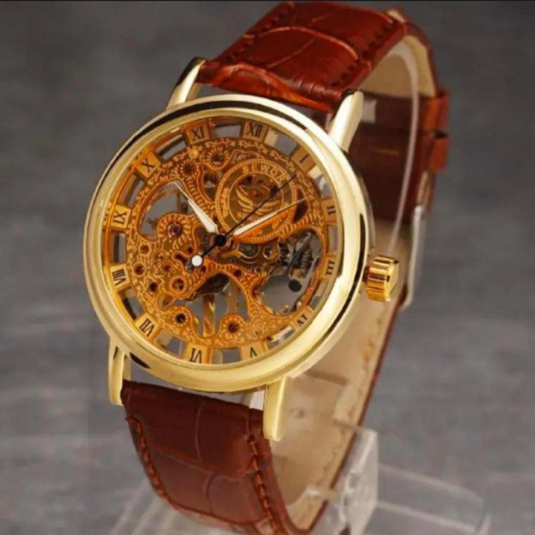 Skeleton Automatic Mens Watch Quartz - Haya By Rabi