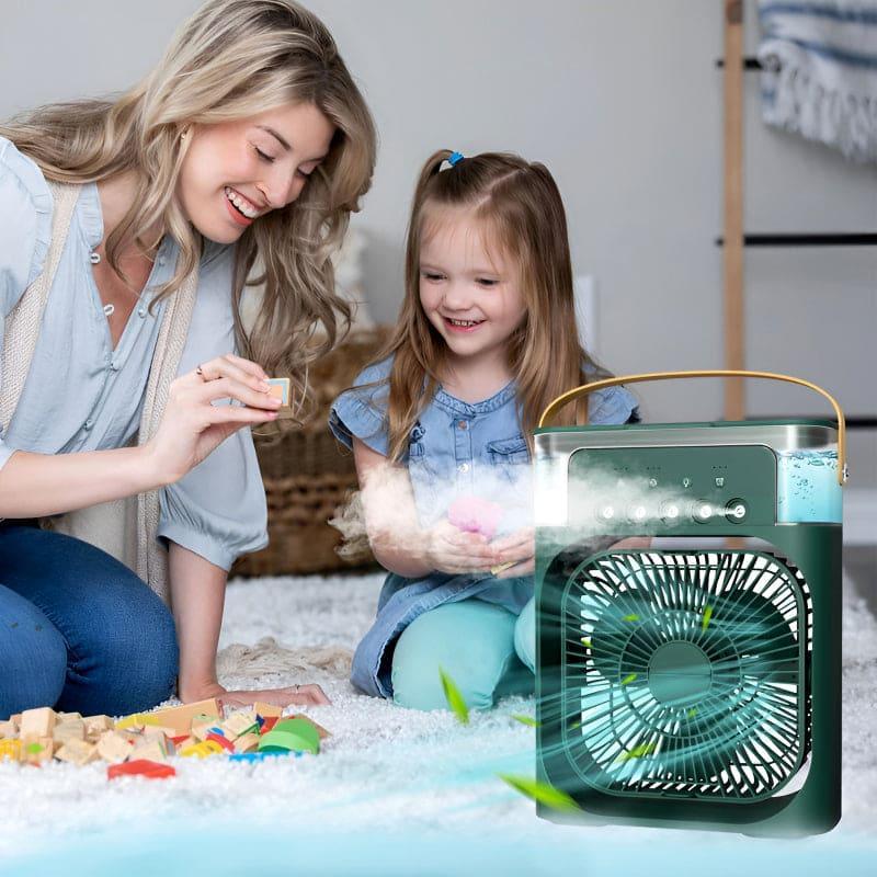3 In 1 Mini Portable USB AC Cooling Fan - Haya By Rabi