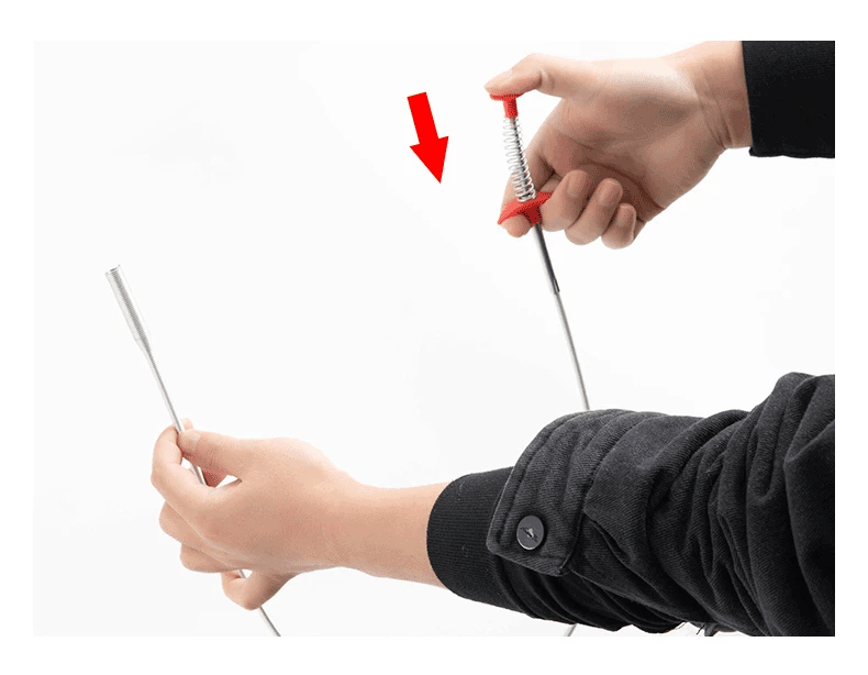 Drain Sink Spring Pipe Clog Remover Cleaning Tool, Drain Sink Rod - Haya By Rabi