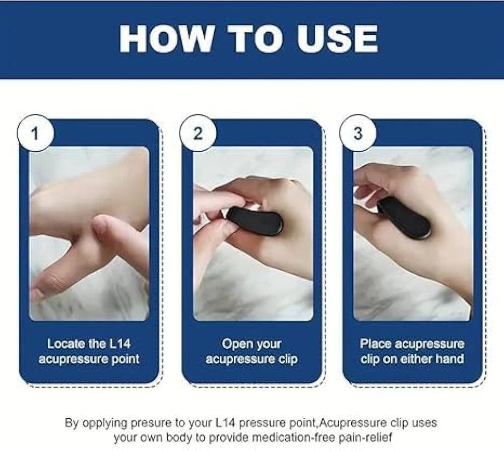 Sugar Control LI4 Acupressure Point Clip - Haya By Rabi