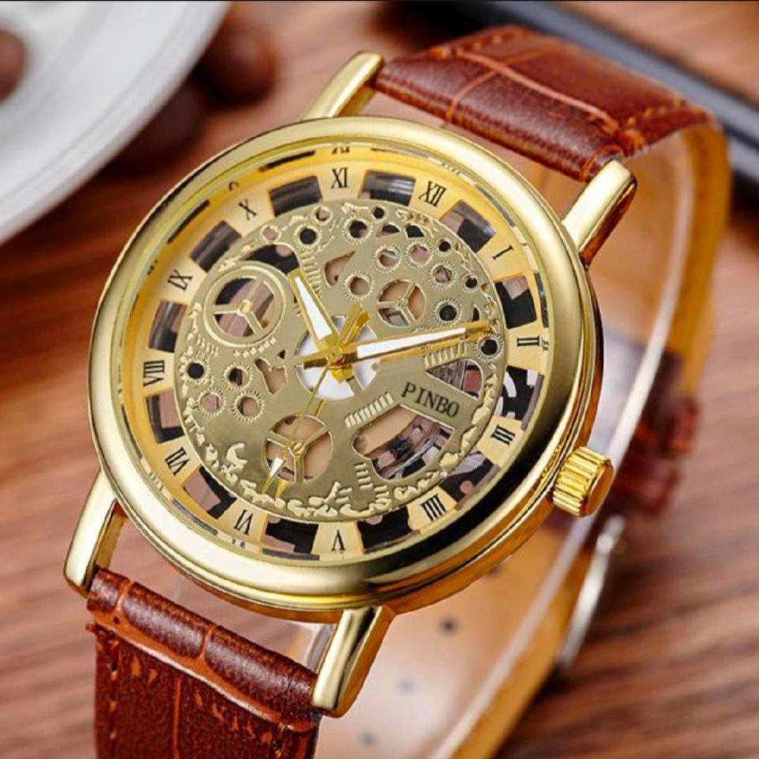 Skeleton Automatic Mens Watch Quartz - Haya By Rabi