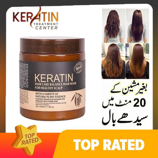 Buy 1 Get 1 free Keratin Hair Mask 1000ML (Pack 2) Original - Haya By Rabi