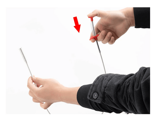 Drain Sink Spring Pipe Clog Remover Cleaning Tool, Drain Sink Rod - Haya By Rabi