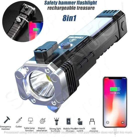 USB Rechargeable Flashlight – Best LED Emergency Light - Haya By Rabi