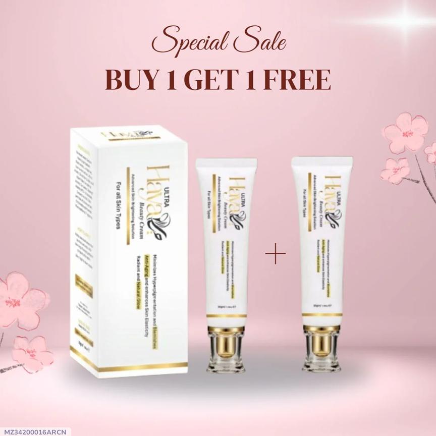 Deal buy 1 Get 1 Free Haya Beauty Cream (Ultra) - Haya By Rabi