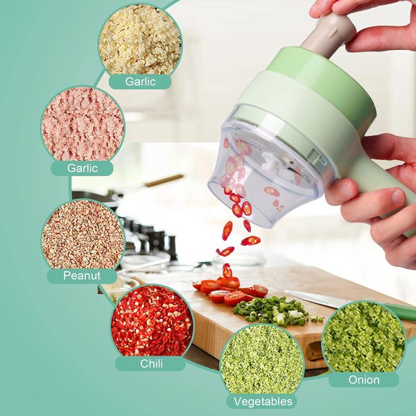 4 in 1 Multi Function Vegetable Cutter Set Food Chopper